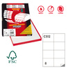 Etichetta adesiva C/512 bianca 100fg A4 105x74,25mm (8et/fg) Markin