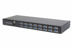 DIGITUS Commutatore KVM modulare, 16 porte