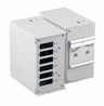 Console KVM modulare HD LCD con TFT da 17", connessione KVM VGA a 8 porte, touchpad, layout tastiera italiana