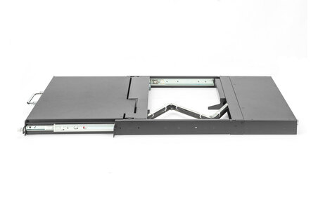 Console KVM modulare HD LCD con TFT da 17", connessione KVM VGA a 16 porte, touchpad, layout tastiera italiana