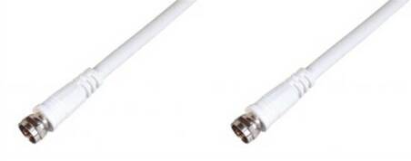 CAVO ANTENNA SAT COASSIALE CONNETTORI TIPO F MASCHIO/MASCHIO SCHERMATO MT.2,5