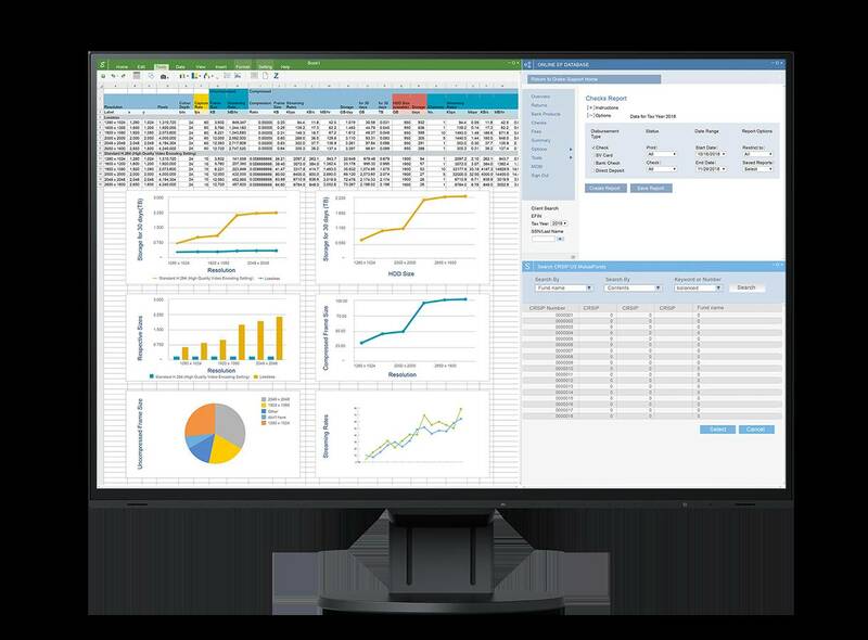 EIZO FlexScan EV2457 monitor 24,1" - NERO