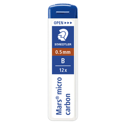12 astucci da 12 mine 0.5mm MARSRMICRO 250 05-B STAEDTLER