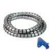 GUAINA RACCOGLICAVO DIAMETRO 2 CM APRIBILE E RIUTILIZZABILE CON UTENSILE PER INSERIMENTO CAVO MT 2
