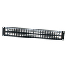 PATCH PANEL 2 UNITA 48 PORTE VUOTE PER RACK 19"
