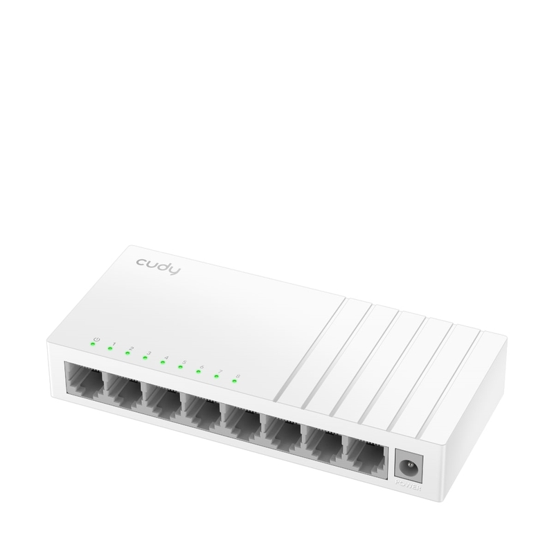 Switch non gestito a 8 porte 10/100 Mbps