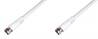 CAVO ANTENNA SAT COASSIALE CONNETTORI TIPO F MASCHIO/MASCHIO SCHERMATO MT.2,5