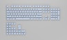 Set di 130 tasti Pudding Blue PBT OEM