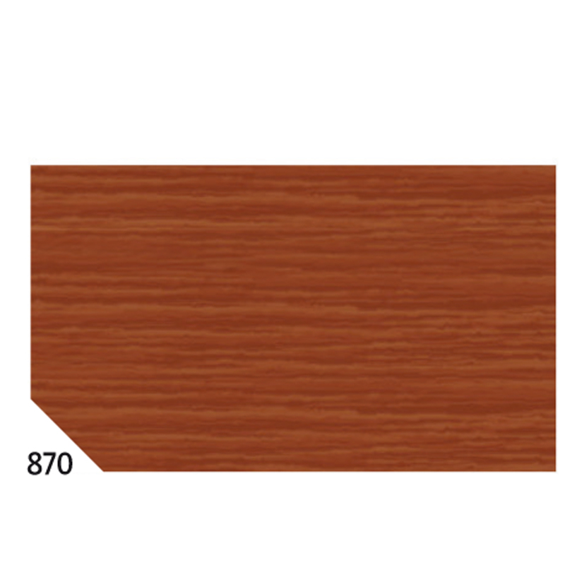 10RT CARTA CRESPA MARRONE 870 (50X250CM) 48gr/m2 Rex Sadoch