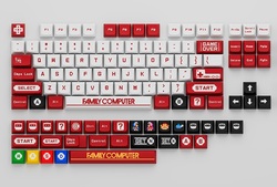 Set di 136 tasti Family Computer Half 5 sided PBT XDA