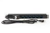 MULTIPRESA ALIMENTAZIONE PER RACK 19" CON 6 PRESE UNIVERSALI TRIPOLARI/SCHUKO MAGNETOTERMICA CAVO MT 3