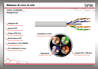 CAVO SOLIDO UTP PER RETI CATEGORIA 5E PVC AWG24 MATERIALE CCA MATASSA MT 100 CLASSE CPR ECA GUAINA BIANCA