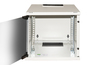 ARMADIO 6U 10" MM 300MX300 PORTA VETRO COLORE GRIGIO