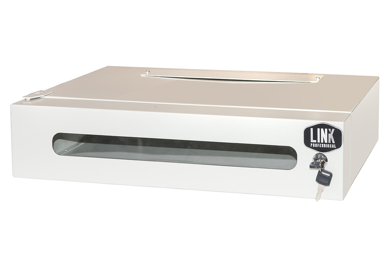 ARMADIO RACK 19" 2U PROFONDITA' 360 MM COLORE GRIGIO CON PORTA VETRO (AxPxL) CM 12x36x54