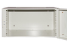 ARMADIO RACK 19" 6U PROFONDITA' 360 MM COLORE GRIGIO PORTA IN VETRO