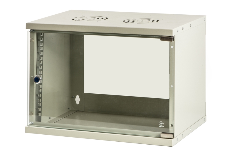 ARMADIO RACK 19" 6 UNITA' (A)350 X (L)500 X (P)320 GRIGIO