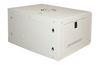 ARMADIO RACK 19" 6U LINK SERIE LIGHT COLORE GRIGIO CON PORTA VETRO (AxPxL) MM 300X400X530 RIPIANO INCLUSO