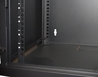 ARMADIO RACK 19" 6 UNITA' DA MURO PER RETI (A)350 X (L)540 X (P) 450 MM COLORE NERO PORTA VETRO