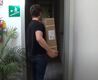 ARMADIO RACK 19" DISASSEMBLATO 9 UNITA' DA MURO PER RETI (A)460 X (L)540 X (P) 400 MM COLORE GRIGIO PORTA VETRO