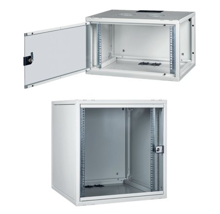 ARMADIO RACK 19" 9U PROFONDITA' 600 MM DA ASSEMBLARE GRIGIO DISASSEMBLATO SERIE EAVI