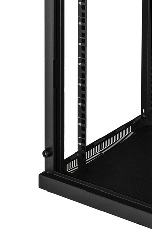 ARMADIO RACK 19" 9 UNITA' DA MURO (A)490X (L)540 X PROFONDITA' 600 MM. COLORE NERO