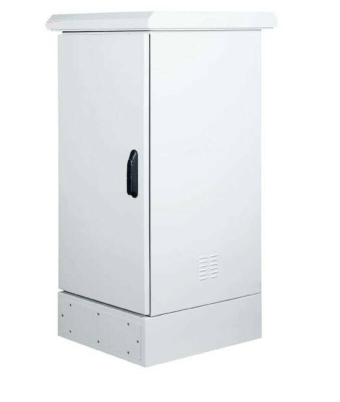 ARMADIO RACK 19” 9U PROTEZIONE IP65 MISURE L600 H769 P650 CON BASE 200MM