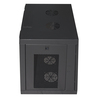 ARMADIO RACK 19" 9U CON PORTE TRAFORATE MM 510 (A), 600 (L), 450 (P) COLORE NERO