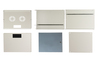 ARMADIO RACK 19" DISASSEMBLATO 12 UNITA' DA MURO PER RETI (A)595 X (L)540 X (P) 400 MM COLORE GRIGIO PORTA VETRO