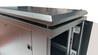 ARMADIO RACK 19" 12 UNITA' (A)700X (L)600 X PROFONDITA' 800 MM. COLORE NERO PORTA VETRO