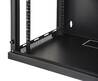 ARMADIO RACK 19" 12 UNITA' DA MURO PER RETI (A)620 X (L)540 X (P) 450 MM COLORE NERO PORTA VETRO