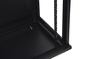 ARMADIO RACK 19" 12 UNITA' DA MURO (A) 635 x (L) 600 x (P) 450 NERO DISASSEMBLATO PORTA VETRO