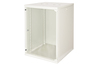 ARMADIO RACK 19" 15 UNITA' DA MURO (A)750X (L)540X (P) 600 MM. COLORE GRIGIO CHIARO, PORTA A VETRO.