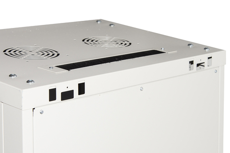 ARMADIO RACK 19" 15 UNITA' DA MURO (A) 770 x (L) 600 x (P) 450 GRIGIO DISASSEMBLATO PORTA VETRO