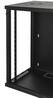ARMADIO RACK 19" 15 UNITA' DA MURO PER RETI (A)750 X (L)540 X (P) 450 MM COLORE NERO PORTA VETRO