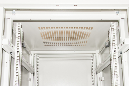 ARMADIO RACK PER RETI 19" 22U (A)1166, (L)600, (P)800 COLORE GRIGIO PORTA VETRO