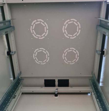 ARMADIO RACK PER RETI 19" 26U (A)1291, (L)600, (P)600 COLORE GRIGIO PORTA VETRO SERIE EAVI
