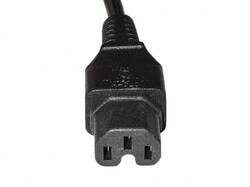 CAVO ALIMENTAZIONE CONNETTORI C14 MASCHIO C15 FEMMINA MT 1,80