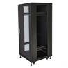 ARMADIO RACK 19" 27U (A)1388 (L)600 (P)1000 COLORE NERO PORTA VETRO