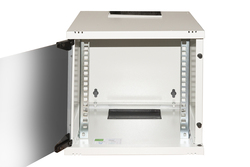 ARMADIO 6U 10" MM 300MX300 PORTA VETRO COLORE GRIGIO