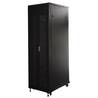 ARMADIO RACK 19" 42U (A)2055, (L)600, (P)1000 COLORE NERO PORTA TRAFORATA