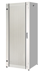 ARMADIO RACK PER RETI 19" 42U (A)2002, (L)600, (P)1000 COLORE GRIGIO PORTA TRAFORATA SERIE EAVI