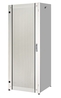 ARMADIO RACK PER RETI 19" 42U (A)2002, (L)600, (P)1000 COLORE GRIGIO PORTA TRAFORATA SERIE EAVI