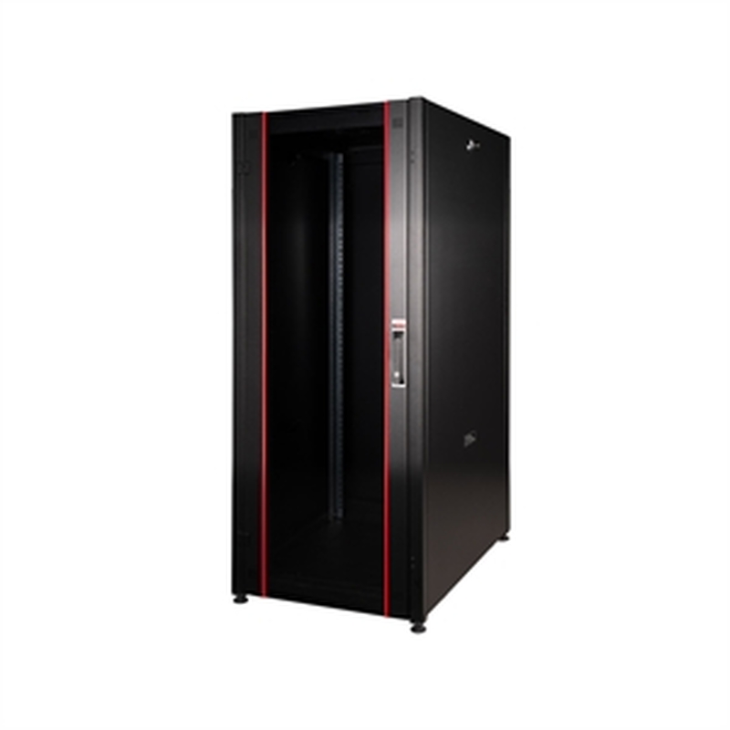 ARMADIO RACK 19" 4U LINK SERIE LIGHT COLORE GRIGIO CON PORTA VETRO (AxPxL) MM 240X400X530 RIPIANO INCLUSO