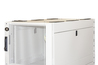 ARMADIO RACK 19" 42U CON 4 COMPARTIMENTI 1992(A) x 1070(P) X 600(L) GRIGIO PORTE TRAFORATE