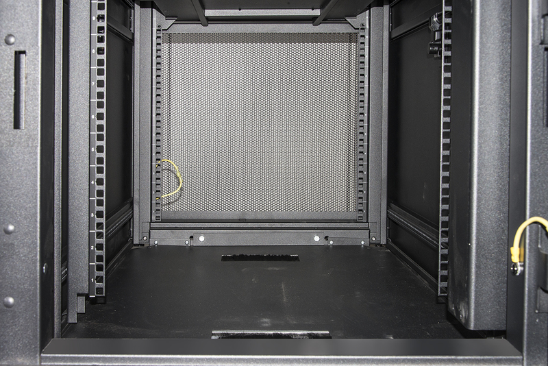 ARMADIO RACK 19 POLLICI 6U PER RETI DA ESTERNO CLASSE PROTEZIONE IP55 MISURE MM (L)600X(P)450X(A)333 GRIGIO CHIARO CON VENTOLE F