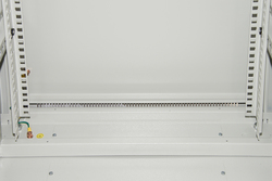 ARMADIO RACK 19" 6U PROFONDITA' 360 MM COLORE GRIGIO PORTA IN VETRO