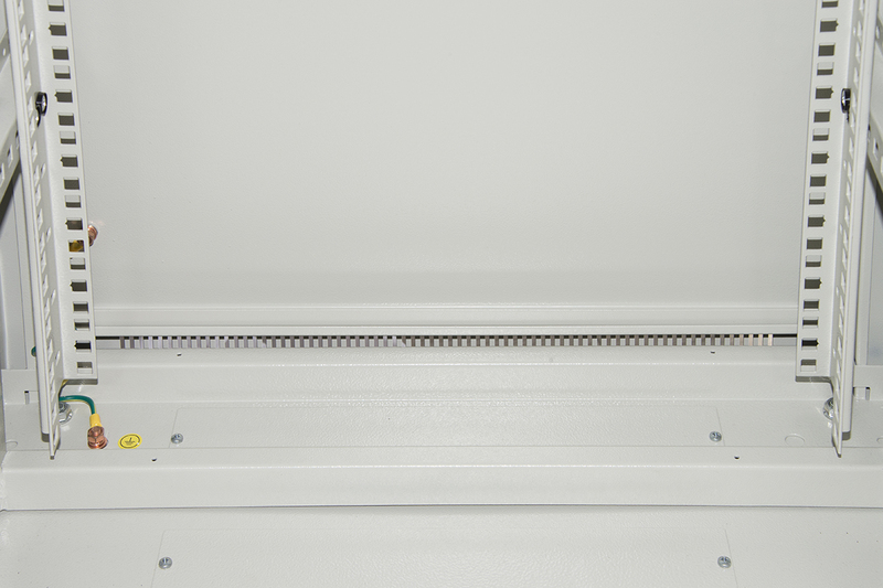 ARMADIO RACK 19" 42U (A)2055, (L)600, (P)600 COLORE GRIGIO PORTA VETRO