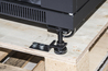 ARMADIO RACK 19" 42U (A)2055, (L)600, (P)600 COLORE NERO PORTA VETRO