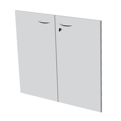 COPPIA ANTE in MELAMIN. x Mob.BASSO GRIGIO - EASY