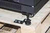 ARMADIO RACK 19" 42U (A)2055, (L)600, (P)800 COLORE NERO PORTA VETRO DISASSEMBLATO